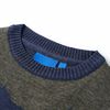 Pull-over tricot&eacute; pour enfants bleu marine 116