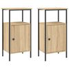 vidaXL Tables de chevet 2 pcs ch&ecirc;ne sonoma 41x31x80 cm bois ing&eacute;nierie