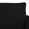 vidaXL Ensemble de Canap&eacute;s 2 pcs Noir 196 x 82 x 85 cm tissu