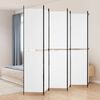 vidaXL Cloison de s&eacute;paration 6 panneaux Blanc 300x220 cm Tissu