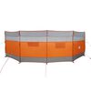 vidaXL Brise-vent de camping gris et orange 510x153 cm imperm&eacute;able