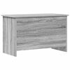 vidaXL Coffre de rangement avec stockage Sonoma gris 80 x 40 x 50 cm