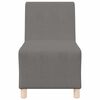 vidaXL Unit&eacute; de Sofa Modulaire Sans Accoudoirs 2 pcs Gris clair