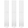 vidaXL Lit surélevé à gabion circulaire 3pcs Acier galvanisé Ø30x200cm