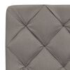 vidaXL Lit avec matelas taupe 160x200 cm tissu