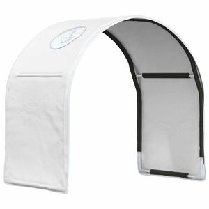vidaXL Tunnel de lit pour lit mezzanine d'enfants 2 pc Blanc Polyester