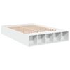 vidaXL Cadre de lit sans matelas blanc 120x190 cm