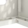 vidaXL Housse de climatiseur Blanc 100 x 50 x 70 cm Acier