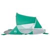 vidaXL Tente de plage vert d'eau escamotable imperm&eacute;able