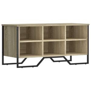 vidaXL Armoire &agrave; chaussures ch&ecirc;ne sonoma 90x38x45,5 cm