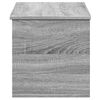 vidaXL Bo&icirc;te de rangement sonoma gris 90x35x35 cm bois d'ing&eacute;nierie