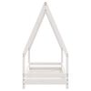 vidaXL Cadre de lit pour enfant blanc 70x140 cm bois de pin massif
