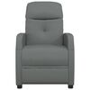 vidaXL Fauteuil de massage Gris fonc&eacute; Tissu
