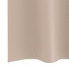 vidaXL Rideaux occultants avec anneaux 2 pcs Taupe 140 x 140 cm