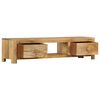 vidaXL Meuble TV 140x30x32 cm Bois massif de manguier