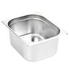 vidaXL R&eacute;cipients Gastronorm 2 pcs GN 1/2 150 mm Acier inoxydable