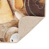 vidaXL Tapis de cuisine multicolore 60x180 cm lavable