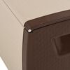vidaXL R&eacute;cipient de stockage Beige et marron 122x56x63 cm