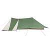 vidaXL Tente familiale avec toit Vert et beige 660 x 456 x 200 cm