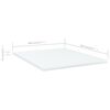 vidaXL Panneaux de biblioth&egrave;que 8 pcs Blanc 40x50x1,5 cm Agglom&eacute;r&eacute;