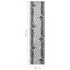 vidaXL Tapis BCF Gris 80x400 cm