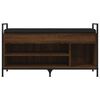 vidaXL Banc &agrave; chaussures Ch&ecirc;ne marron 105,5x32x57,5 cm Bois ing&eacute;nierie