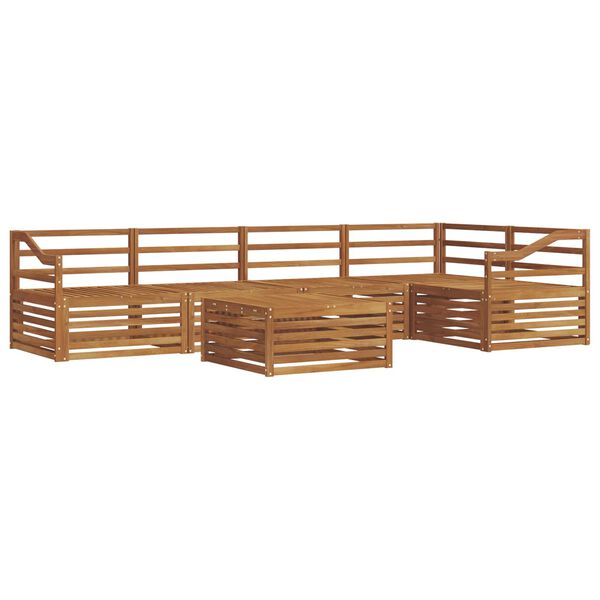 vidaXL Ensemble de canap&eacute;s d'ext&eacute;rieur 6 pcs Naturel