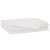 vidaXL Couverture Pond&eacute;r&eacute;e Blanc 200 x 200 cm 9 kg 100% Coton 205T