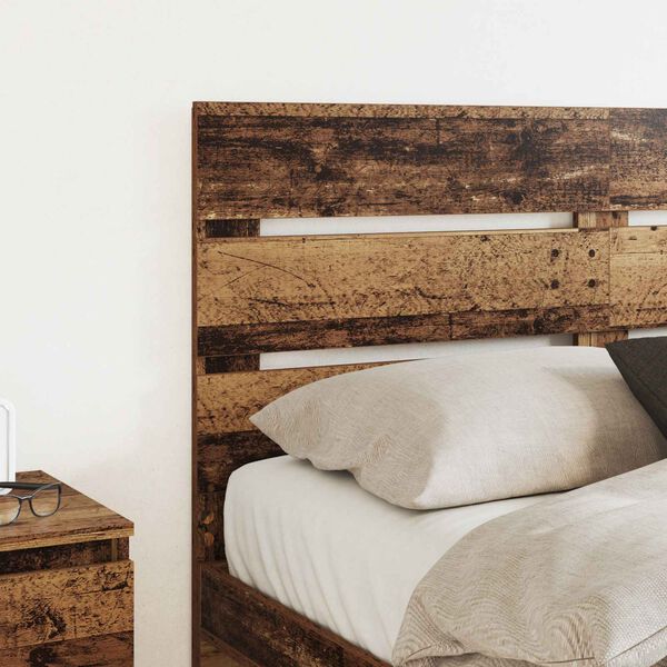 vidaXL T&ecirc;te de lit Bois ancien 150 cm Bois d'ing&eacute;nierie