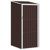 vidaXL Abri de jardin Marrron 87x98x159 cm Acier galvanis&eacute;