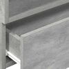 vidaXL Tables de chevet murales 2 pcs gris b&eacute;ton 45x26x28,5 cm