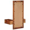 vidaXL Miroir mural avec tiroirs 60x33x90 cm bois massif d'acacia