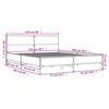 vidaXL Cadre de lit sans matelas ch&ecirc;ne sonoma 150x200 cm
