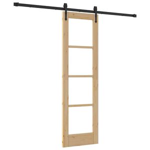 vidaXL Porte coulissante ORKDAL Naturel 61 x 198,5 cm
