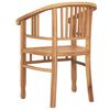 vidaXL Chaise 2 pcs Marron 63 x 58 x 89 cm Bois de teck massif