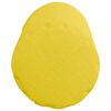 vidaXL Coussins d'accent 2 pcs Jaune clair &Oslash; 15 x 40 cm tissu