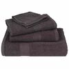 vidaXL Serviettes de douche FROGN 2 pcs anthracite 70x140 cm 360 g/m&sup2;