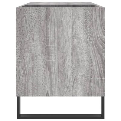 vidaXL Armoire à disques sonoma gris 85x38x48 cm bois d'ingénierie