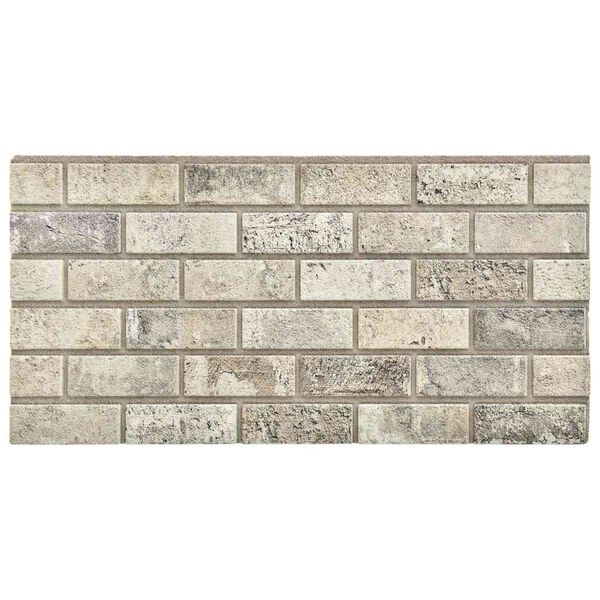 vidaXL Panneaux muraux 3D avec design de brique sable 10 pcs EPS