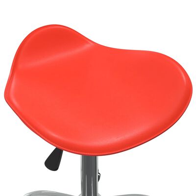 vidaXL Chaise de bureau Rouge Similicuir