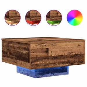 vidaXL Bois ancien 55 x 55 x 31 cm Bois d'ing&eacute;nierie