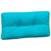 vidaXL Coussins de palette lot de 7 turquoise tissu