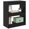 vidaXL Biblioth&egrave;que Ch&ecirc;ne noir 60 x 30 x 72 cm Bois d'ing&eacute;nierie