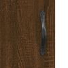 vidaXL Armoires murales 2 pcs ch&ecirc;ne marron bois d'ing&eacute;nierie