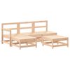 vidaXL Salon de jardin 5 pcs bois massif de pin