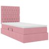 vidaXL Lit avec rangement et matelas Rose 90 x 200 cm Velours