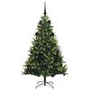 vidaXL Arbre de No&euml;l artificiel &agrave; charni&egrave;res 150 LED Vert 150 cm