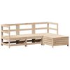 vidaXL Salon de jardin 4 pcs bois massif de pin