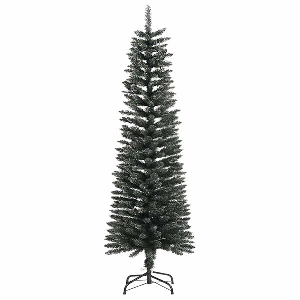 vidaXL Sapin de Noël artificiel Vert 150 cm PVC, plastique et acier