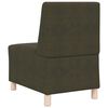 vidaXL Unit&eacute; de Sofa Modulaire Sans Accoudoirs 3 pcs Vert